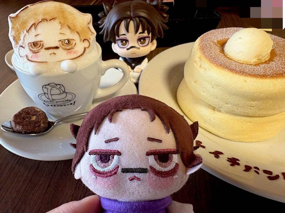 立体ラテでおにい（ちょぴ兄）作ってもらった笑 お顔のみなので、アイディンティティのウニが消滅してるｗ