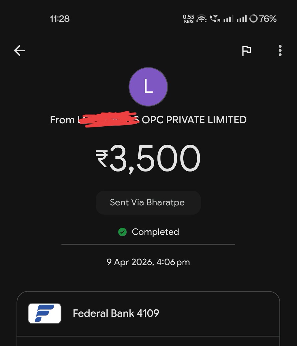 karthickdotxyz's tweet image. Got my first freelancing advance this month

It’s small… but honestly, it feels way better than nothing