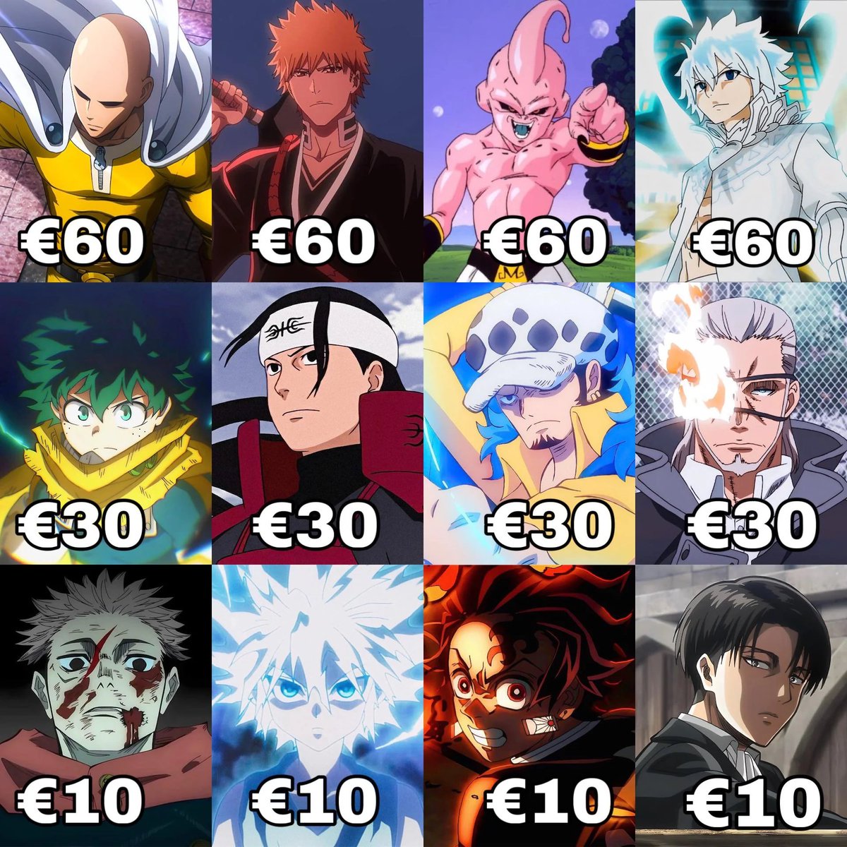 subbedonly's tweet photo. You have €100 to build a team to protect you.  Who would you choose? https://t.co/HuDmFZHhhq