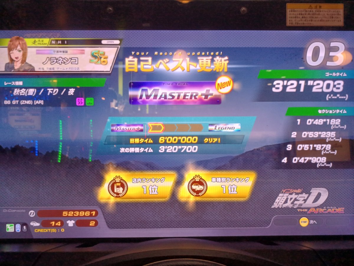 ライテイモンコレ &ノラネコ頭文字Ｄ tweet media