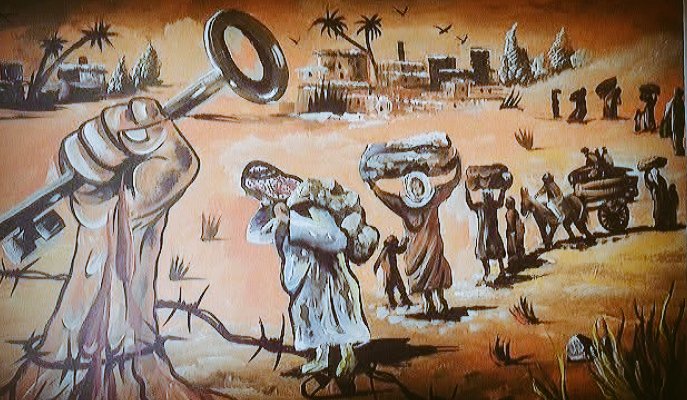 تتجلى كرامة الشعبين الفلسطيني واللبناني في صمودهما التاريخي وإصرارهما على انتزاع حقوقهما المشروعة في وجه الأزمات والحروب، وحقهم في الاستقلال والعودة وتقرير المصير للشعبين الفلسطيني واللبناني .
الفنان التشكيلي هاني ابوحزين 
<a href="/ghadaoueiss/">Ghada Oueiss غادة عويس</a>