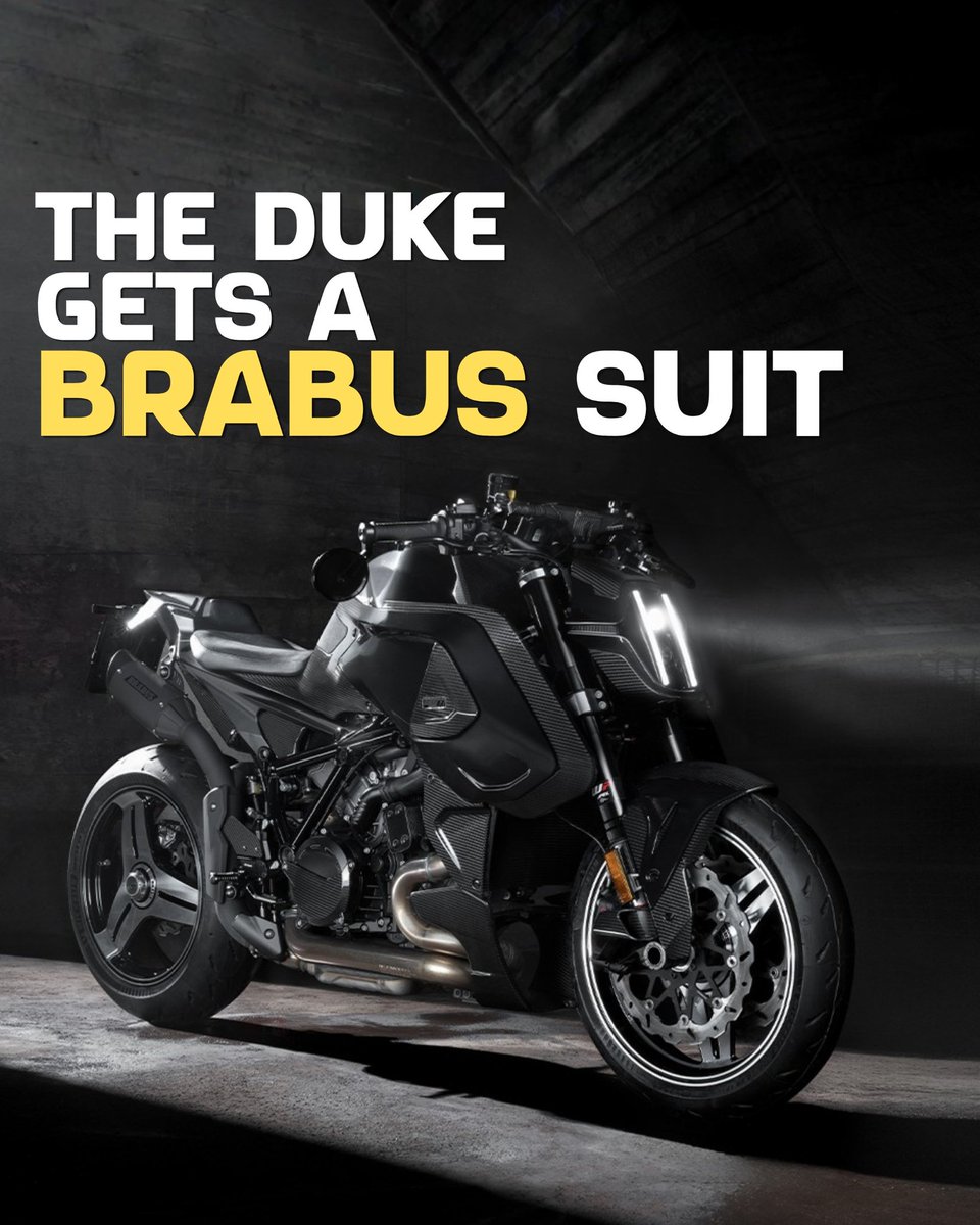 AUTOTODAYMAG's tweet photo. BRABUS brings its hyper-naked to the spotlight 👀🔥

The BRABUS 1400 R Signature Edition has been showcased at Motorrader Dortmund 2026, marking the brand’s presence at one of Europe’s key motorcycle events.
#BRABUS #SuperDuke #KTM #HyperNaked #Motorcycles https://t.co/ssb7VbHlI9