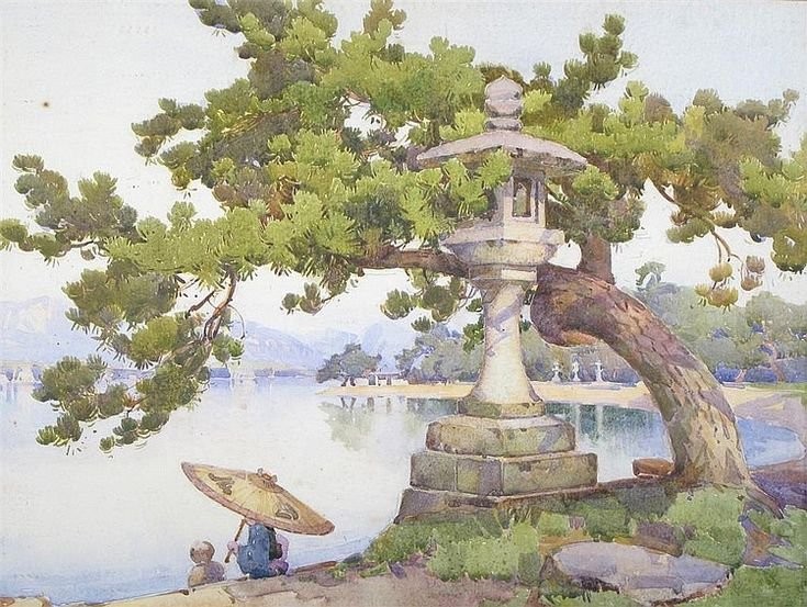 aDose_of_Art's tweet photo. The pine tree by the shore,
by Ella du Cane (British, 1880-1940). https://t.co/41otbhmud1