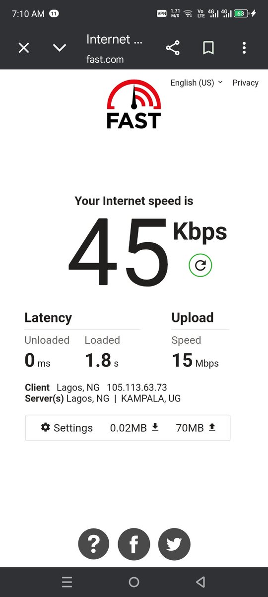 Osiba2000's tweet photo. @AirtelNigeria  why this suffering, can you call this 5G, this is 0 .1G, work on your service on the location https://t.co/KhTsn2sGdh