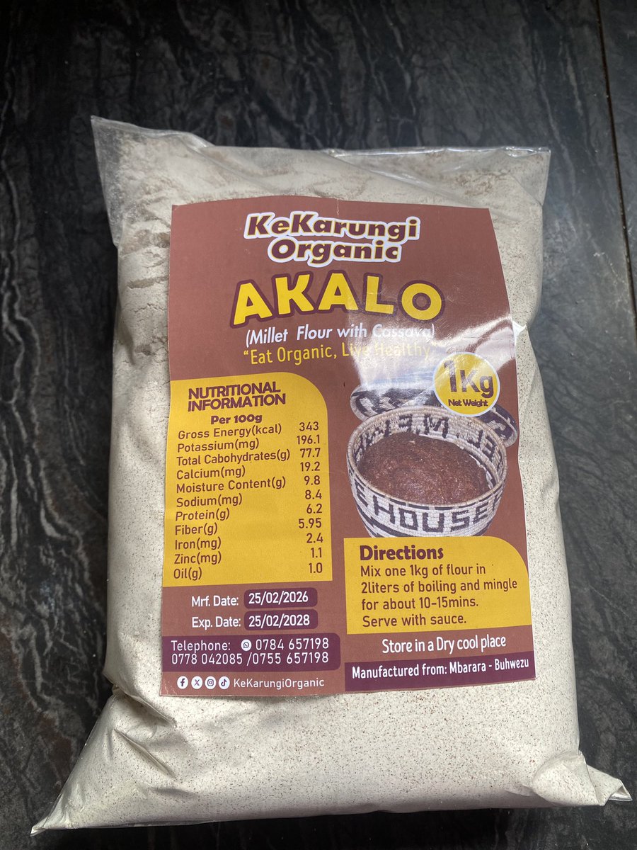KeKarungi's tweet photo. BENEFITS OF MILLET FLOUR
1.Aids in weight loss
2. Keeps blood glucose in check
3. Fights out cancer cells
4.Improves digestion.
5. Keeps you filled for longer
6. Heart friendly. https://t.co/MR0dXxGFLp