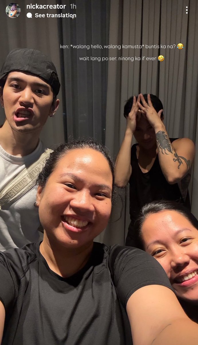 Ciao_Annin's tweet photo. #TeamFELIP reunion!!! ❤️❤️❤️✨
Gaya dengan soalan FELIP untuk Ms. Nicka betul-betul soalan acik-acik kalau balik kampung. 🤣🤣🤣
Memang sah FELIP ni jiwa millennial. 笑
@felipsuperior #FELIP #SB19_KEN
© Ms. Nicka igs https://t.co/TifxH8tGFL