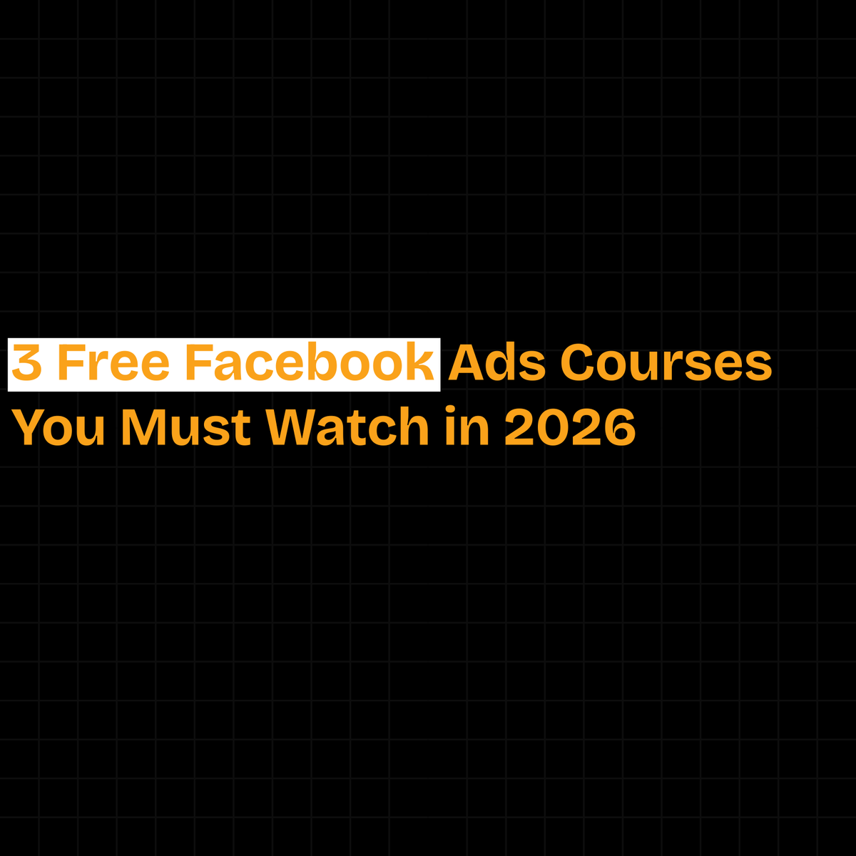 build_withbilal's tweet photo. Want to learn Facebook Ads in 2026 but don't know which course to watch?

I faced the same problem. YouTube has too many options.

I found the 3 best FREE courses that taught me everything.

Full video with links on Instagram.

Instagram: build_withbilal https://t.co/zp3Qr4KNzn