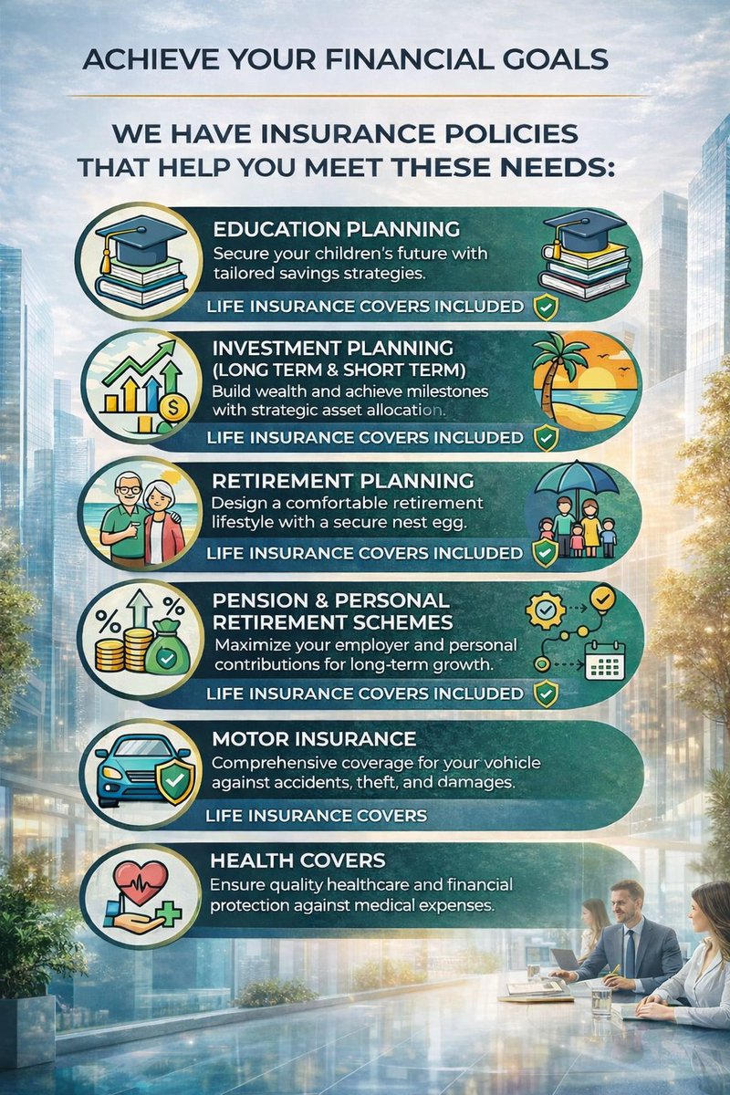 Earnest_Insure's tweet image. Secure your future the smart way 💼✨
From savings to protection we’ve got policies that help you:
✔️ Grow wealth
✔️ Plan retirement
✔️ Protect your family
Don’t wait till it’s too late.
📩 DM to get started

#Insurance #FinancialFreedom #SmartPlanning
