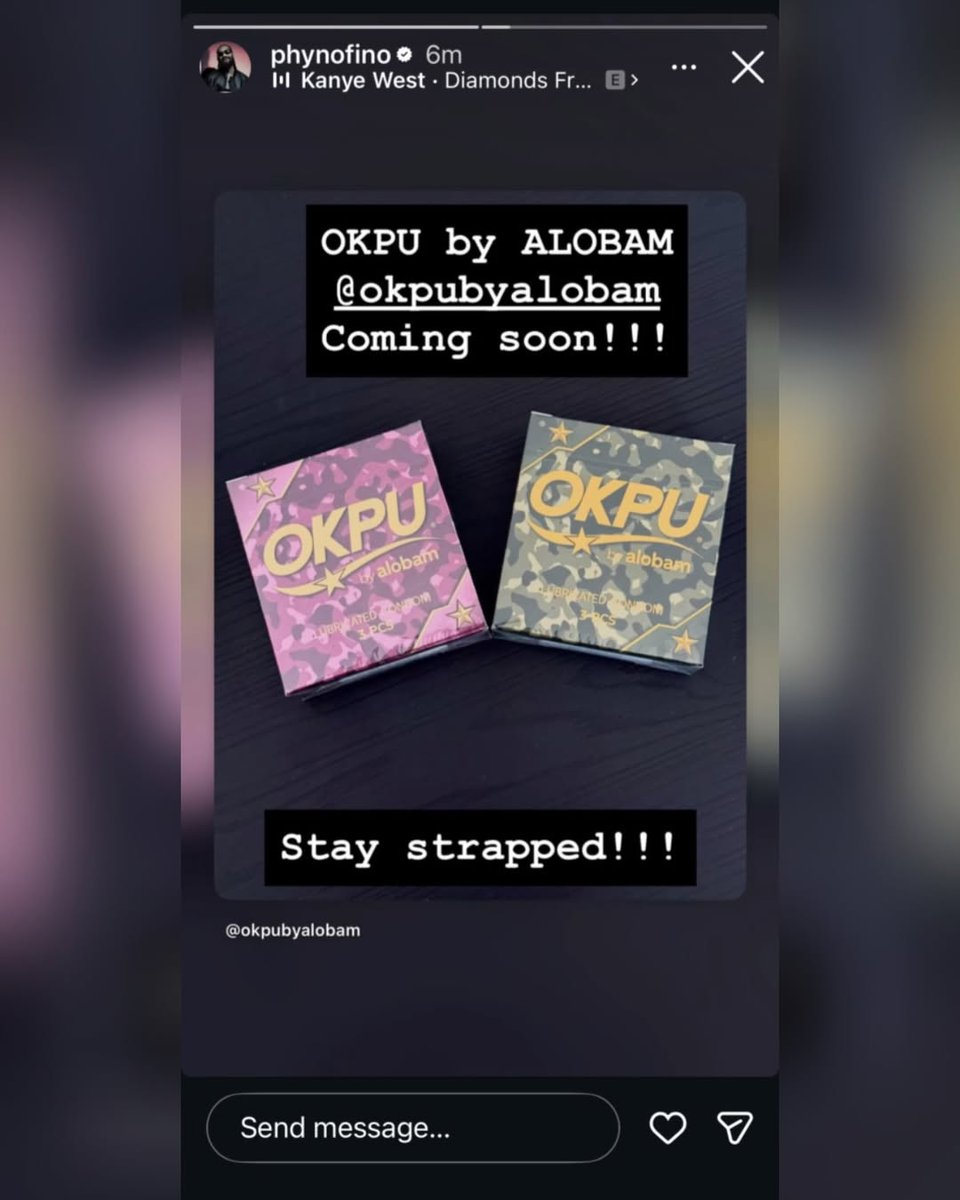 igbohiphopNG's tweet photo. Nigerian Rapper Phyno Just Launched A Condom Brand Tagged "OKPU" https://t.co/HCMgHaYFuy