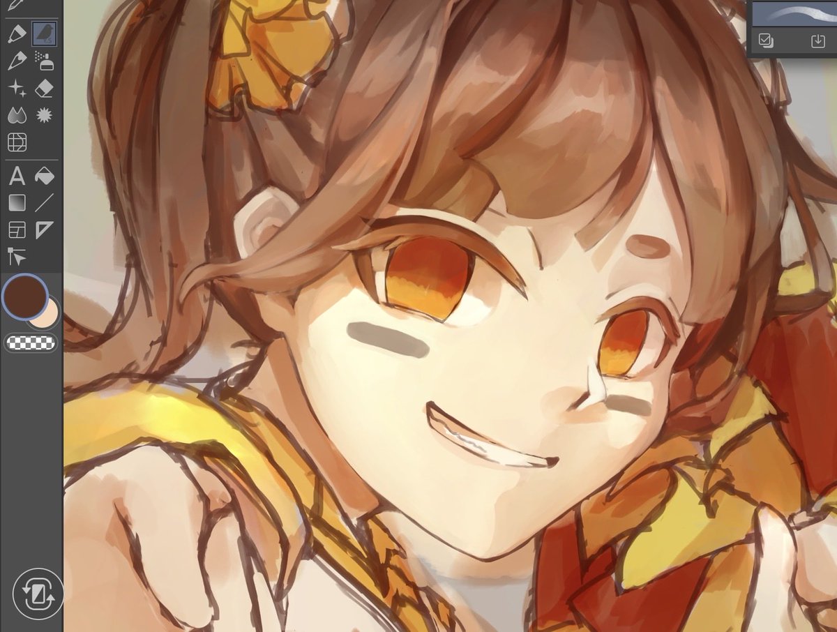atogetoge's tweet photo. この間の子を今度は厚塗りで描いてみてます
描き終わる気がしない❣️ https://t.co/paUddWXZ3e