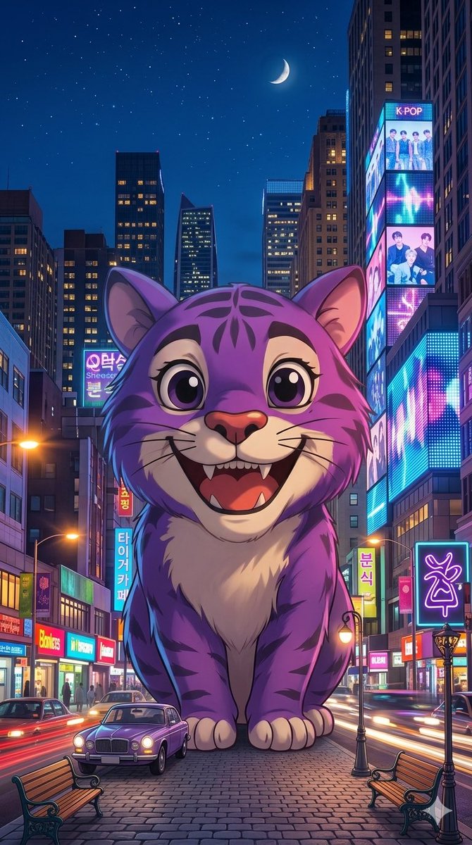 borang2bys's tweet photo. 보랑 호랑이 #보랑 #호랑이 #purple #tiger https://t.co/6uK3j5a0yK