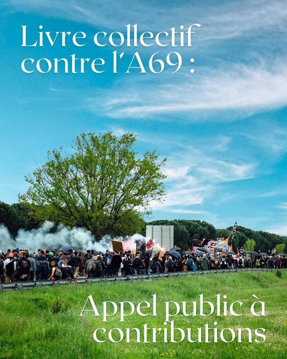 xrFrance's tweet photo. 📣 Appel à contribution : Aidons @LaVoieEstLibre_ (plus sur X) et la lutte #A69
N'hésite pas à participer 👉 https://t.co/TltvC184pR 🔗
#StopA69 https://t.co/HTNVc9PQT8