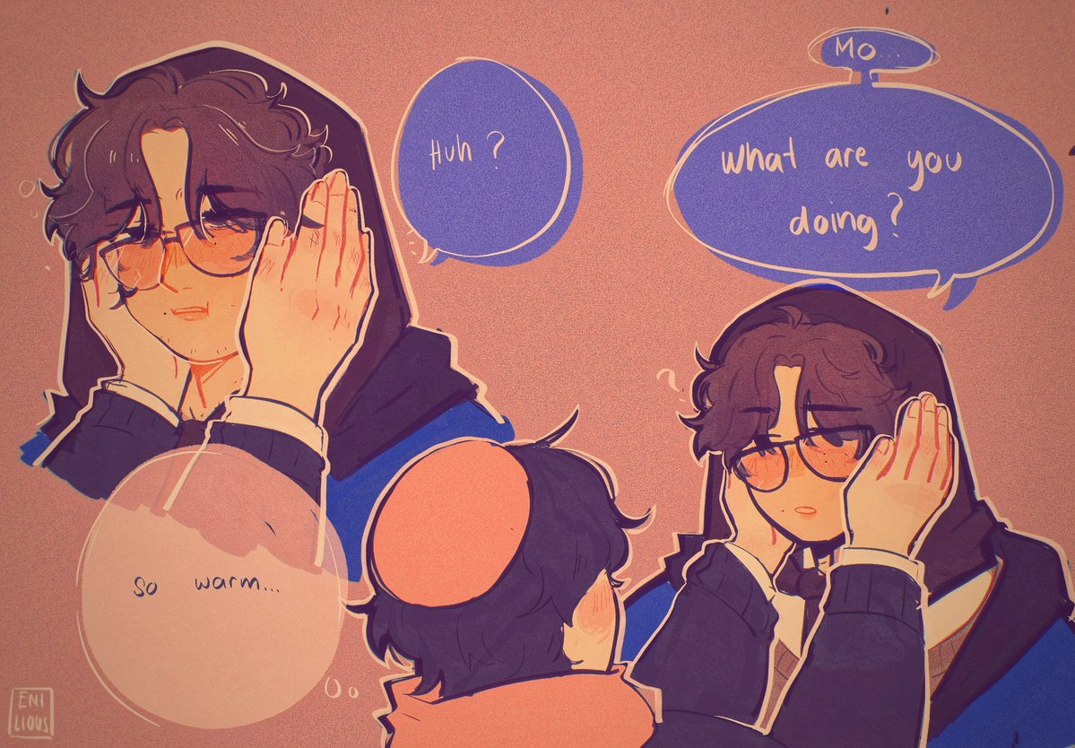 enilious's tweet image. Mo likes Manon’s warmth

#OC #ArtPH