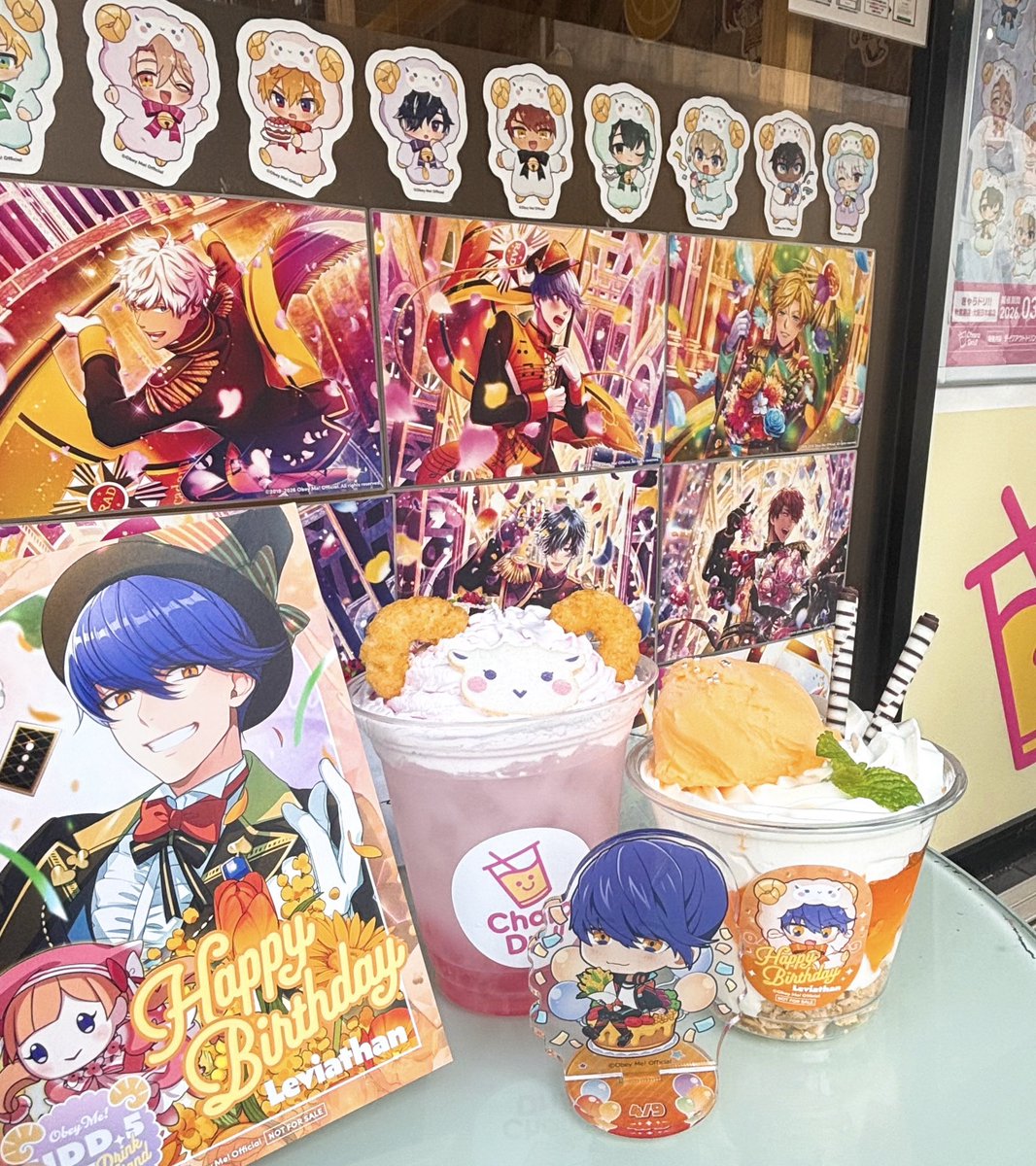 ギリギリ滑り込んできましたー！
遅れたけどレヴィおめでとう🎉🧡
#きゃらドリ #ObeyMe