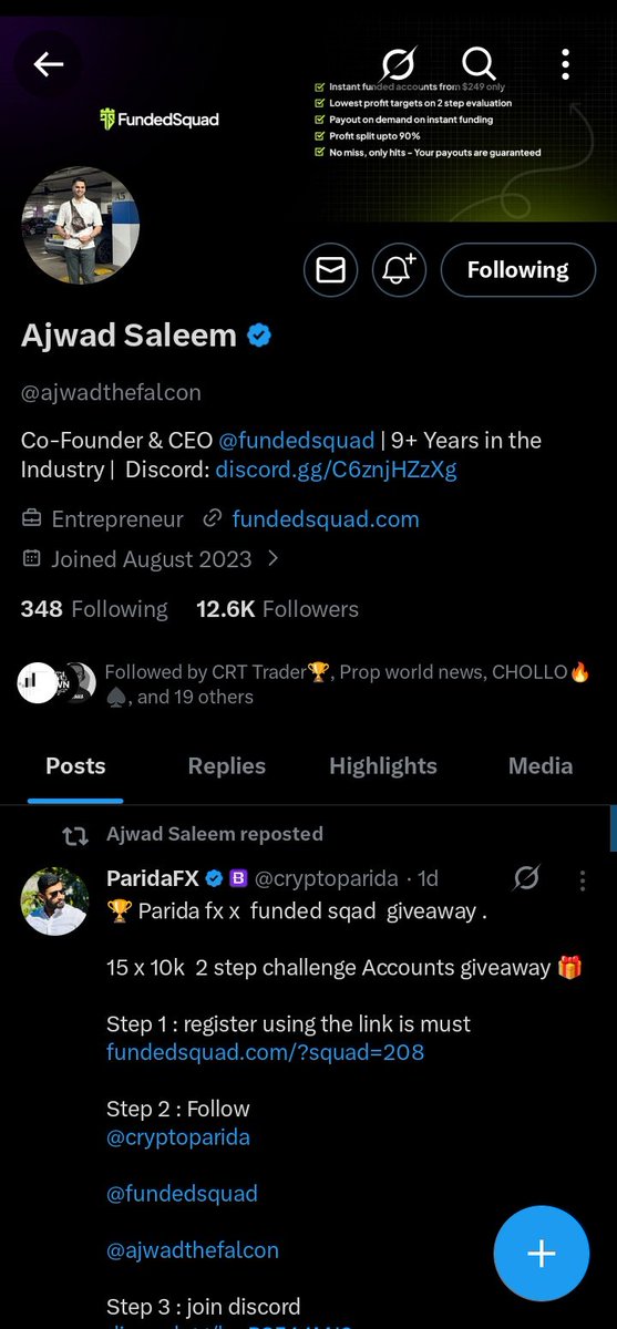 TolaMoses09's tweet photo. @fundedsquad Done 

I hope to get lucky. 

@DnrLegacy https://t.co/3sTvRxZN4q