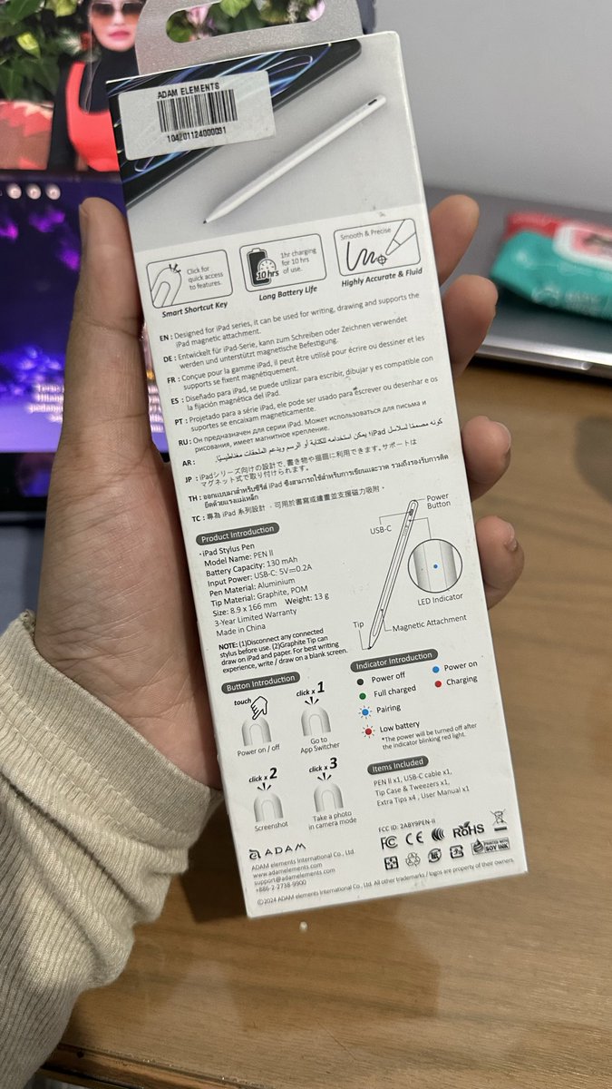 implutooo3's tweet photo. WTS Stylus Pen ADAM
Only 350k! (harga beli 999k)

ORIGINAL BELI DI IBOX
bisa dipake ke ipad atau tablet
+3 extra tip
alasan jual : ga pernah dipake lagi
bisa co oren yaa, disini : https://t.co/HP3MVEKgbz

#zonabu #zonauang #preloved #styluspen https://t.co/HXuO3CIqDk