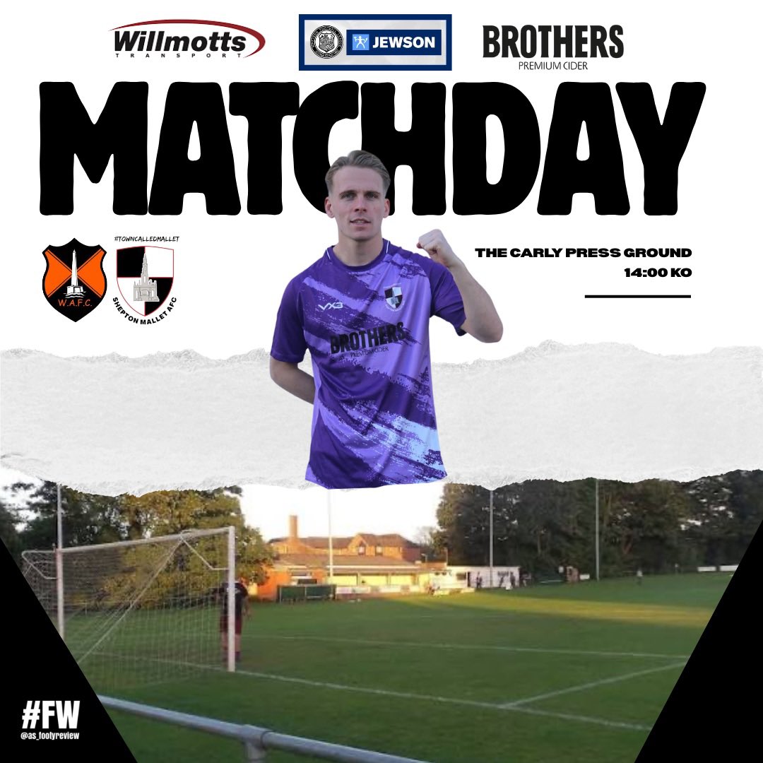 Mallet_AFC's tweet photo. 𝐌𝐀𝐓𝐂𝐇𝐃𝐀𝐘

🆚 @Wellington_AFC 
🏆 Jewson Western League Prem
📍 The Carly Press Ground 
⏰ 14:00KO

@_WesternLeague_ |
@swsportsnews https://t.co/5pQ66LdY9F
