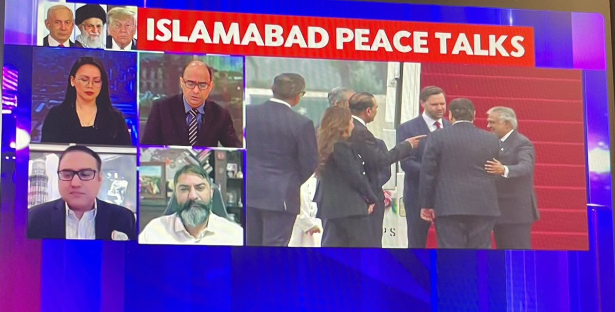 SanjeevYadavBTG's tweet image. Live on @republic with @itootweet now discussing ongoing peace talks in Pakistan #IranWar #StraitsofHormuz @VP @SteveWitkoff @jaredkushner