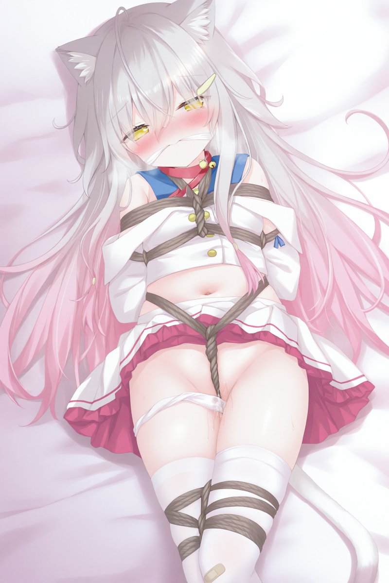 Hoshizora_moyu's tweet image. 误会解除？貌似是马斯克大开杀戒的缘故？导致挺多号似了。既然如此，那就捆个小黑猫给大伙看吧。（推特特供福利）
#クロ
#さくらもゆ 
#FAVORITE
#緊縛
#捆绑