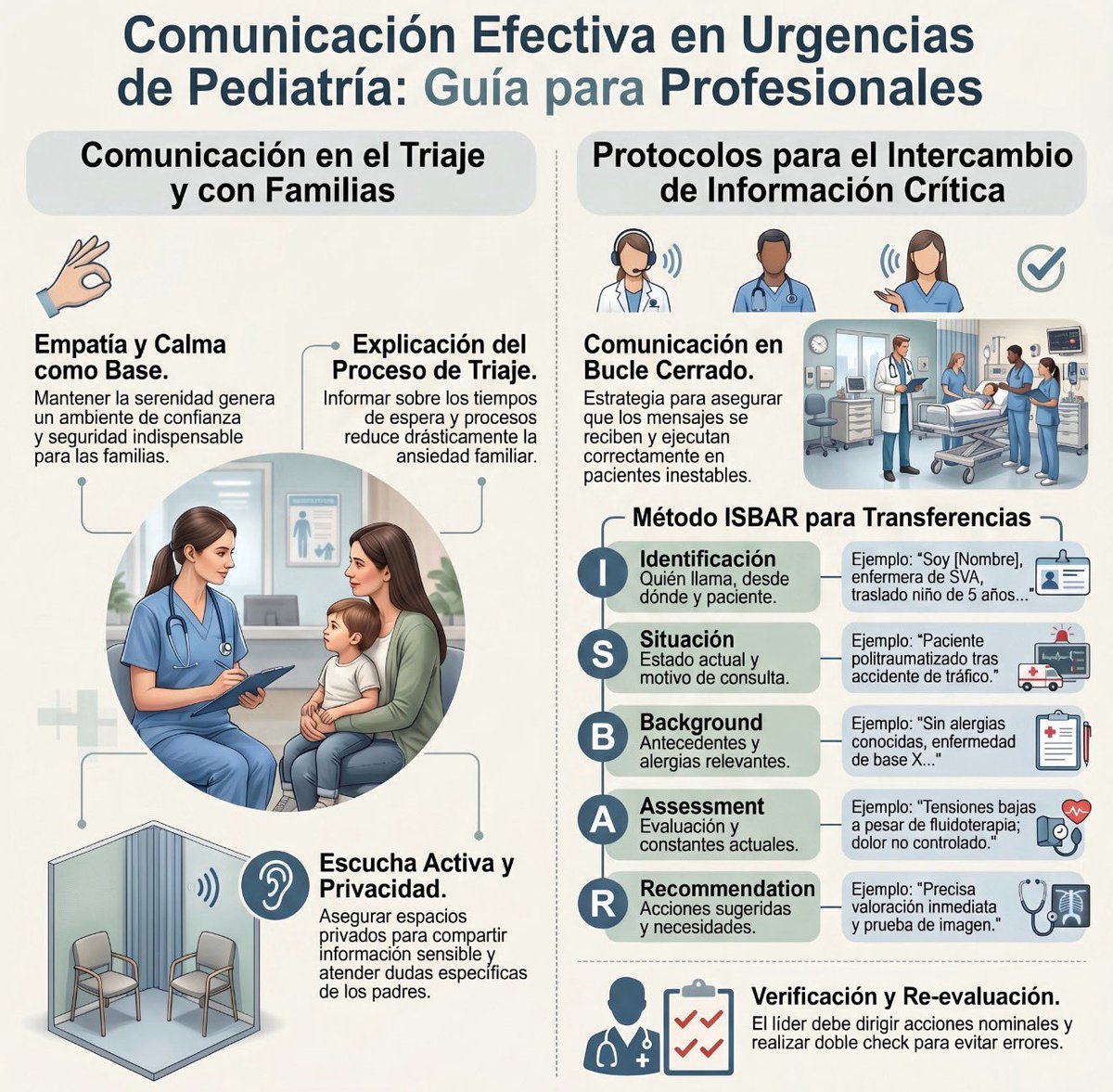 JLorenzoGuerra's tweet image. 🔜 🏥 Mejorando la seguridad del paciente a través de la comunicación: Formación en Urgencias de Pediatría
#UrgenciasPediatría #ProyectoFormativo
#Calidad #Asistencial 

En entornos de alta presión como las Urgencias Pediátricas, la comunicación no es solo un intercambio