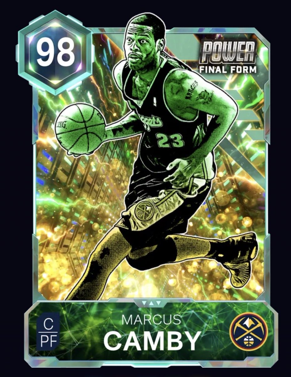 SoldierofGod_43's tweet image. For those who were curious about GO Marcus Camby, a great budget PF to have on your squad ✅

Shot blocking on this card primarily and from help side is phenomenal
- Shots okay
- Great rebounder
- Solid P&amp;amp;R/P&amp;amp;P big
- Best at the PF
- Rise up dunker in the paint

Versatile big 🔥