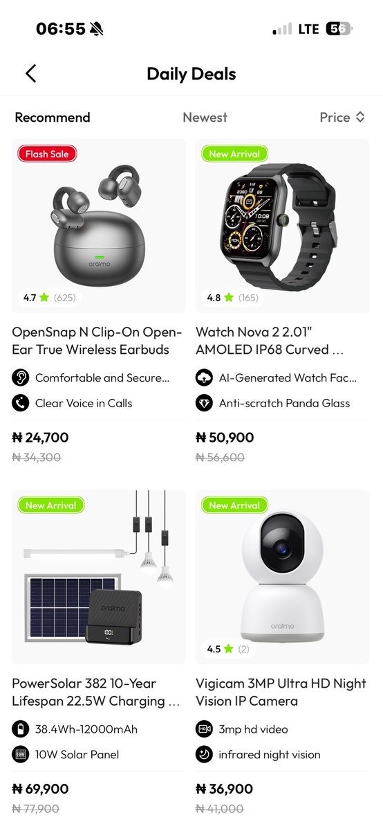DonHenzzy_'s tweet image. NEW ARRIVALS 🎁

Get Oraimo products at cheaper prices now, you can even get upto 50% off 

You also get additional 5% discount when you use my discount code 🎉

Discount coupon code: Henzzy 

Link: ng.oraimo.com/?affiliate_cod…

You can pay on delivery 📦