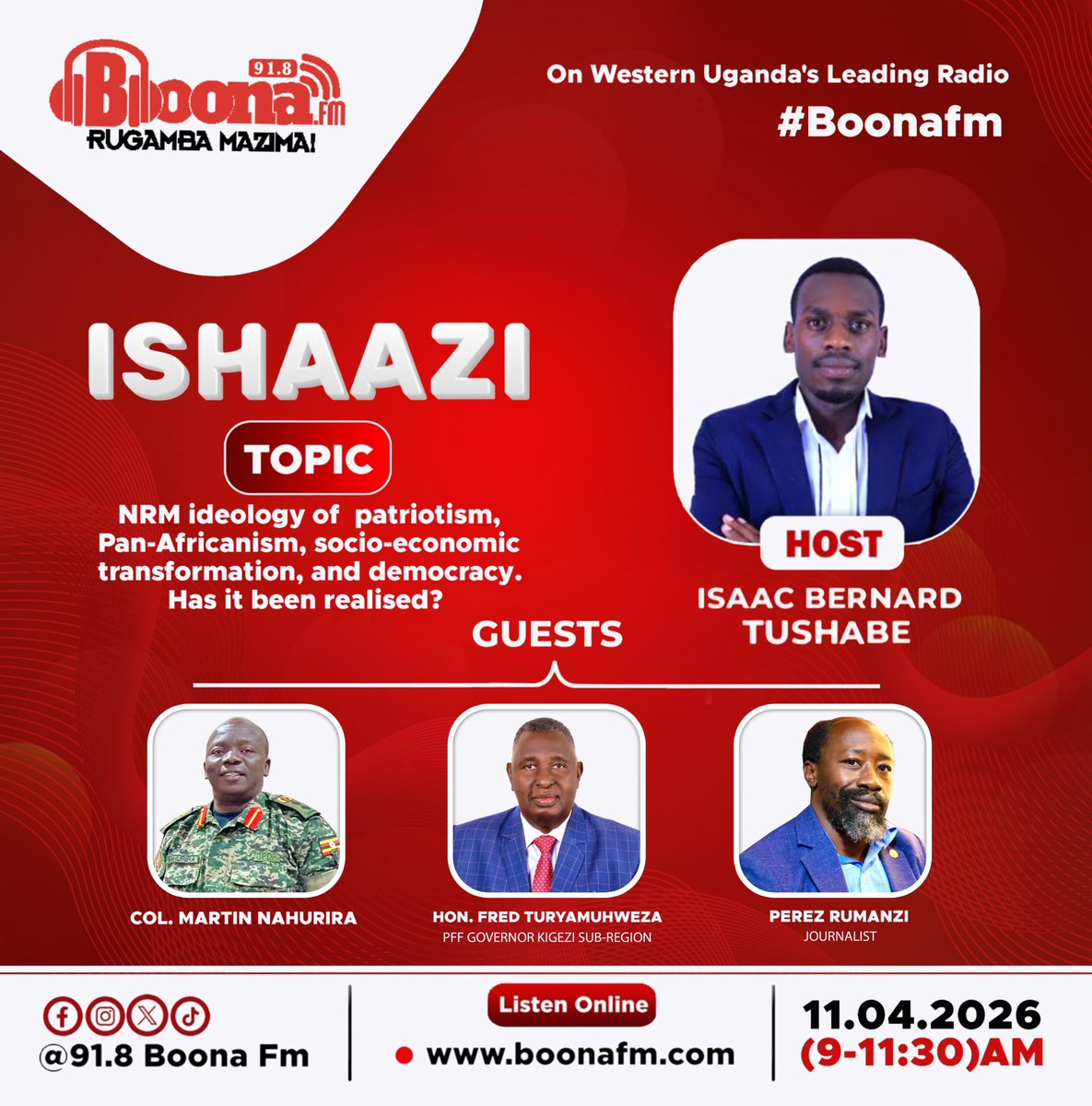 91.8 Boona FM tweet media