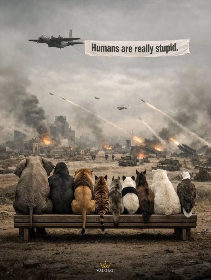 Rahat966's tweet photo. Humans Are really stupid https://t.co/WbGuNZjUkV