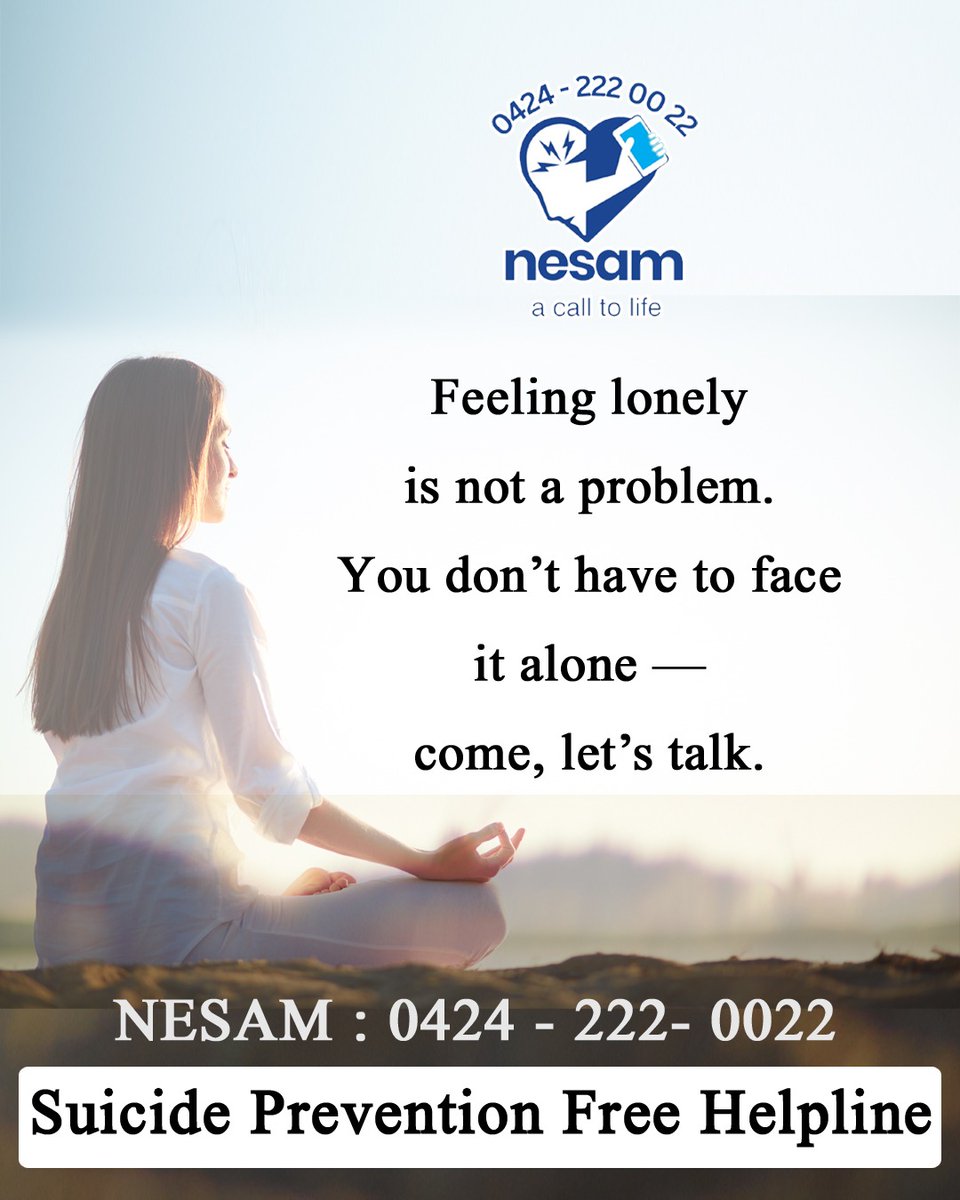 nesamerode's tweet photo. Feeling lonely doesn’t mean you have to suffer in silence. There is always someone ready to listen, understand, and support you. You are not alone — reach out, talk, and take the first step towards healing.
 
#YouAreNotAlone #MentalHealthMatters #TalkToSomeone #SupportMatters https://t.co/hVot9abdRV