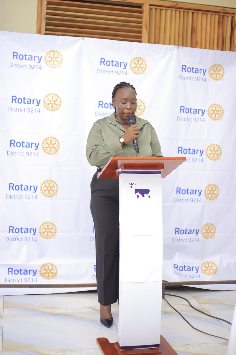 rotaryd9214's tweet image. Welcome remarks and recognition of protocol were ably delivered by Florence Mukiibi of the Rotary Club of Muyenga, setting a warm and respectful tone for the day’s proceedings. 

#DCA101 
#EachOneEngageForImpact 
#CreateLastingImpact