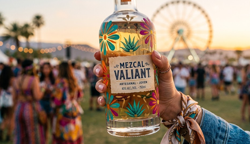ValiantEmmaJ's tweet photo. #sabchella energy is insane! 🎡✨ I’m already in the desert in my mind! 😂 As a glass nerd, I'm just picturing our hand-painted bottles in the VIP lounge. 🥃🌵Who else is loving the festival vibes today? 🥂#sabchella #Coachella2026 #SabrinaCarpenter #ValiantGlass #MezcalArt https://t.co/TJYiP3voHj