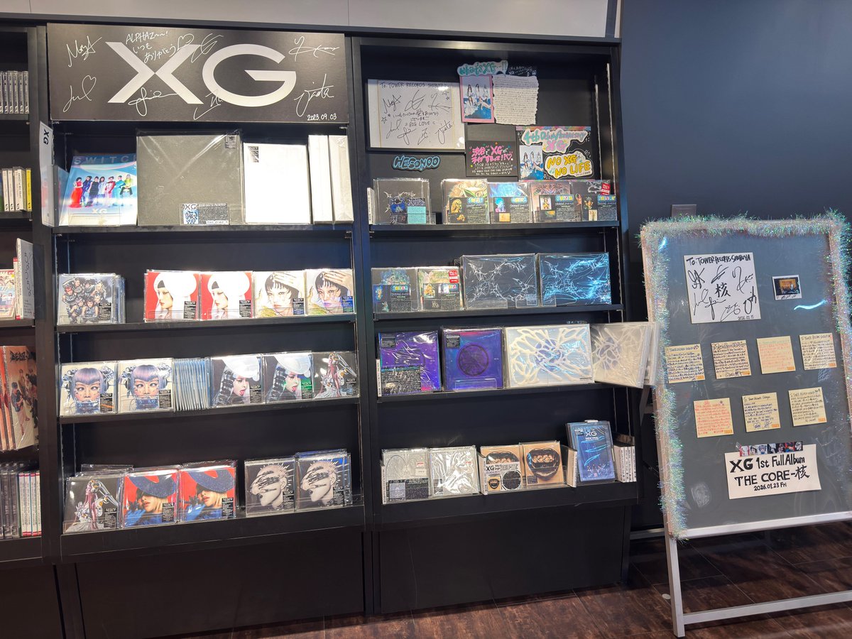 XGOfficial_ 【#タワ渋XG】 ／ #XG 1st Full Album 『THE CORE - 核
