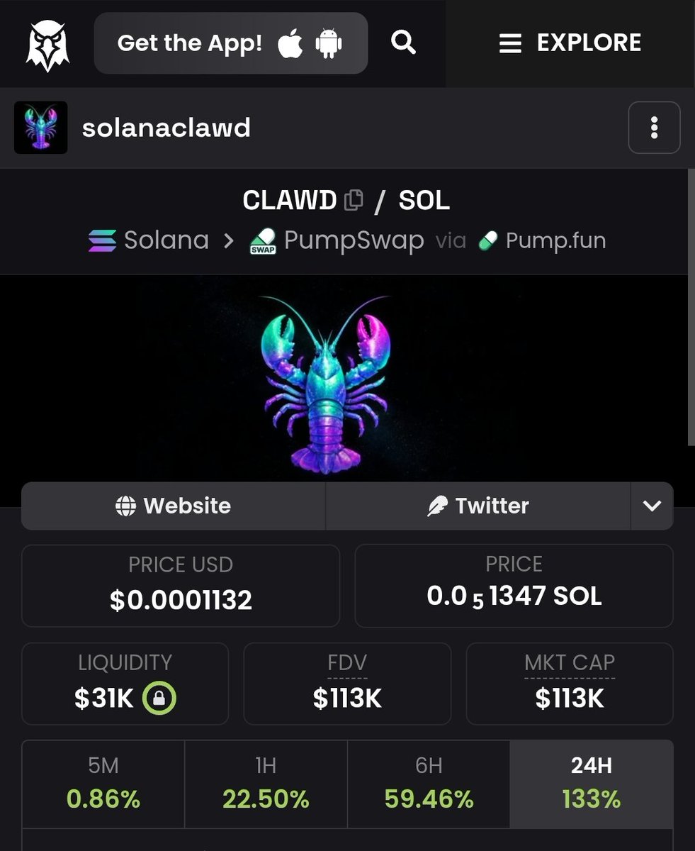CryptoMining212's tweet photo. @JR5_Crypto $CLAWD coded by @0rdlibrary 
Good entry from here 
Ca: 8cHzQHUS2s2h8TzCmfqPKYiM4dSt4roa3n7MyRLApump
🦞🦞🦞 https://t.co/dIYyL00cvM