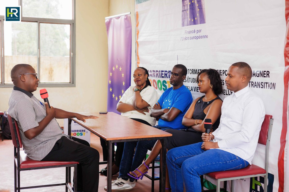 MagazineJimbere's tweet image. 🧑🏾‍🏫 Dans le cadre du projet de l’@UEauBurundi dédié à la mobilité et à l’employabilité des #jeunes au #Burundi, les sessions de formation « Carrière Boost » ont été déployées avec succès dans plusieurs universités du pays, sous la coordination de HR Consulting et avec l’appui