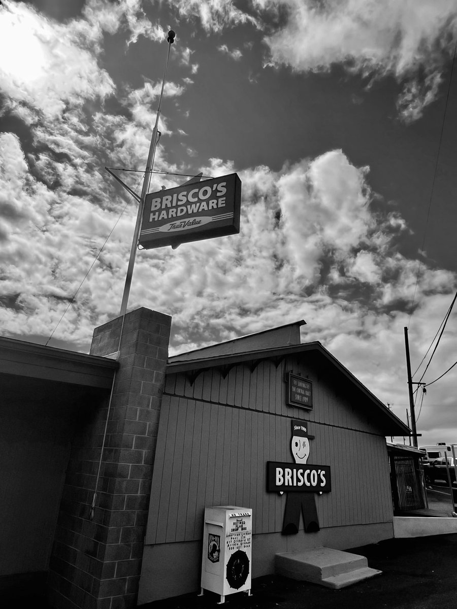 WildDevice's tweet image. Since 1909
Brisco’s Hardware 
Have a good weekend 

#blackandwhite #roadtrip #photography