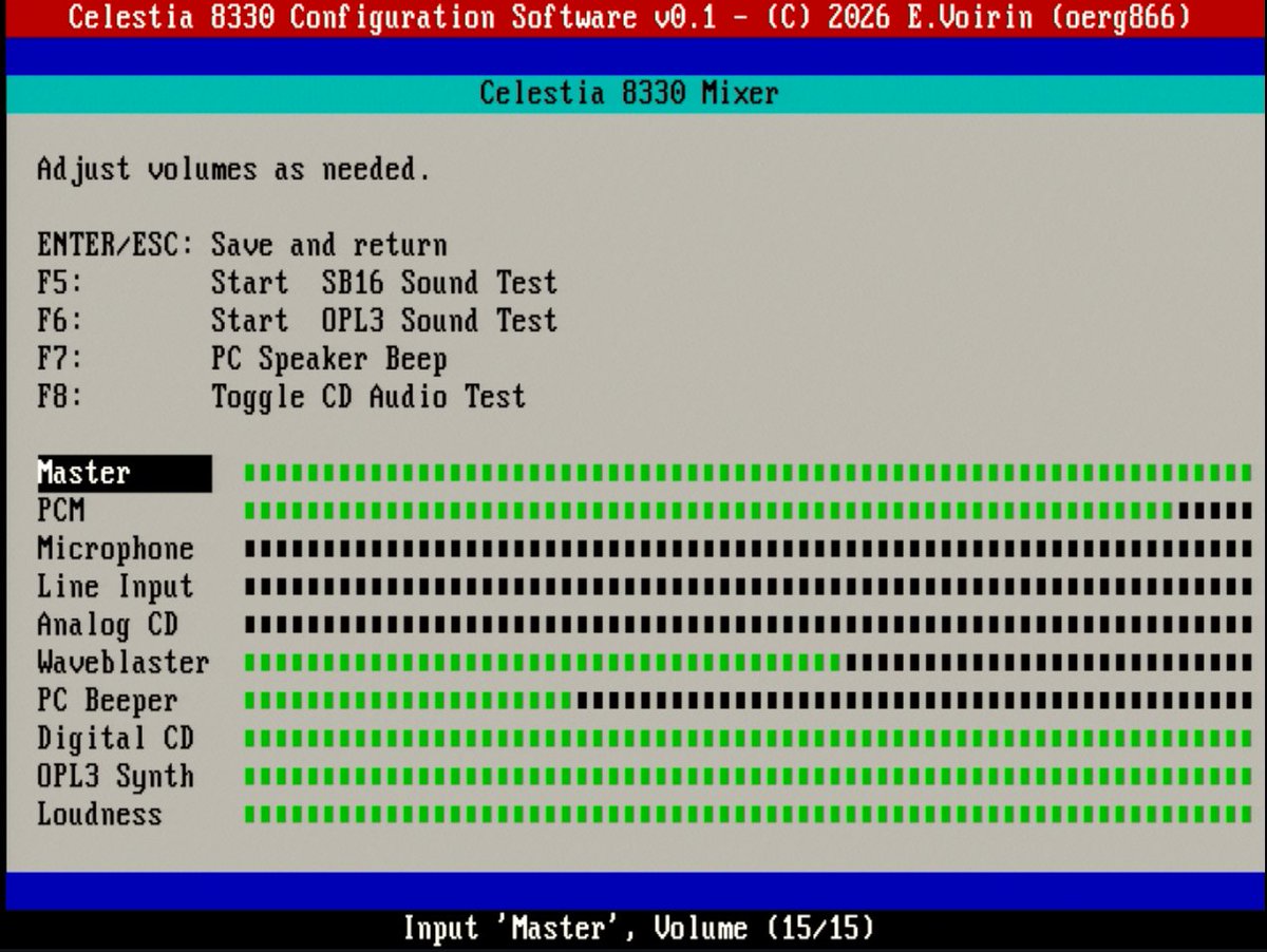 oerg866's tweet image. The first version of the PnP configuration tool is ready just in time for the sound card PCBs to arrive... Fingers crossed!

One caveat: I still need to implement MPU test code... MIDI is kind of a hard file format to parse. :\