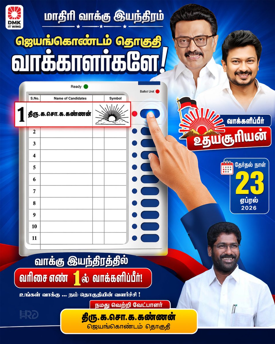 Ariyalur DMK tweet media