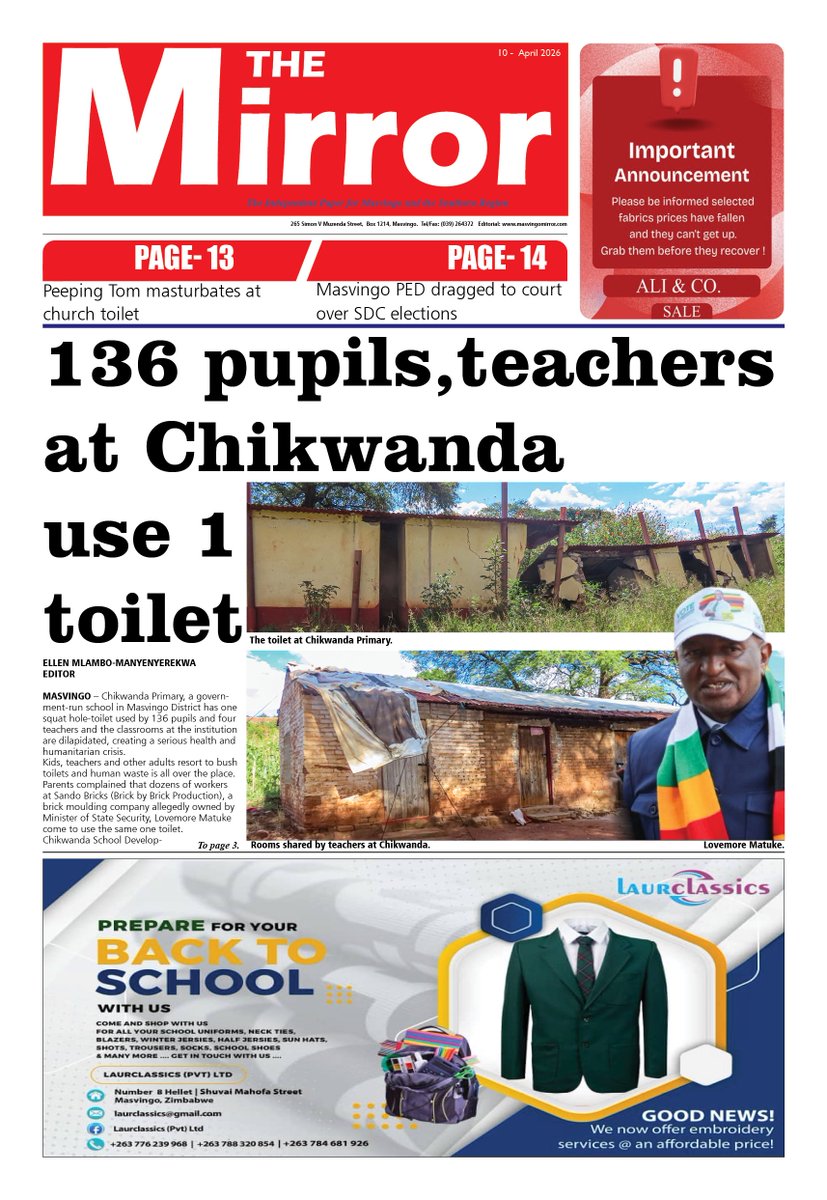 The Mirror Masvingo tweet media