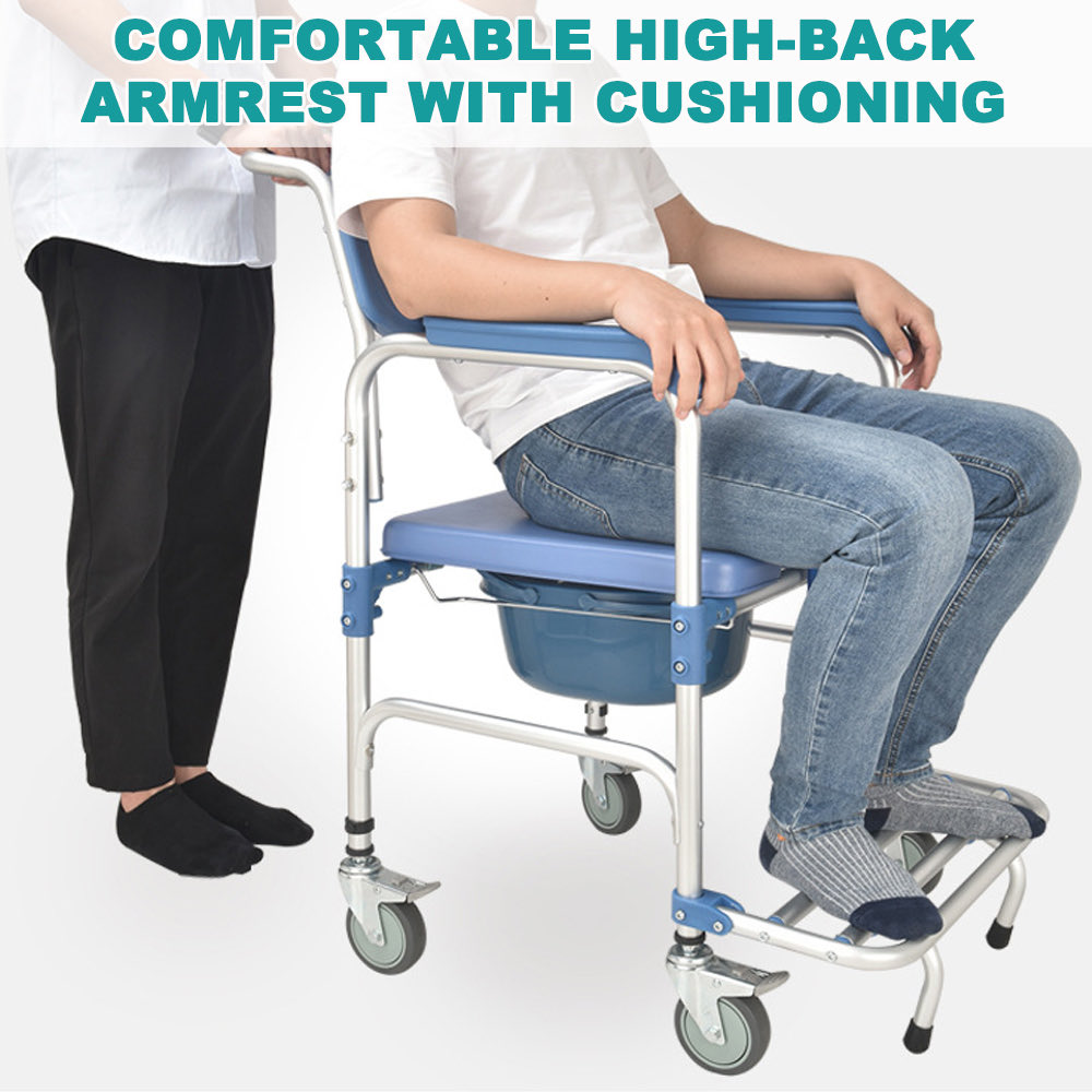 irtmelift's tweet image. Need one piece of gear that does three jobs?
This Irtme chair = bedside commode + shower chair + transport wheelchair.
280lb capacity. Foldable footrest. Lockable casters.
No fluff. Just works.
#MobileShowerChair #CommodeChair #Irtme