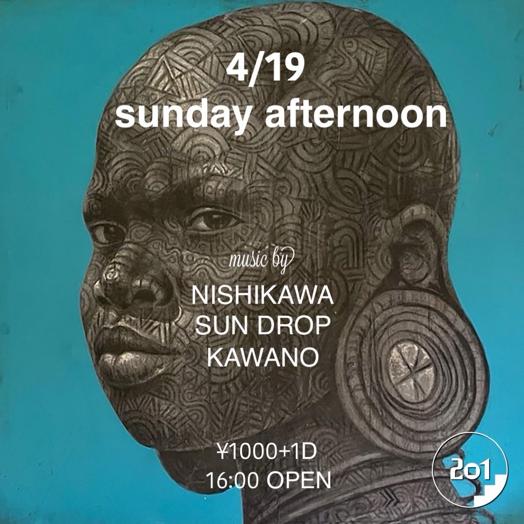 djnishikawa's tweet photo. 4/19はsunday afternoon @ 201

KawanoくんとSun Dropとの３人会🪩

Houseを軸に､Jazzの閃き､Latinの色彩､そしてAfricanの力強い鼓動が交差する一夜♪ https://t.co/Xm8fVkdBDv