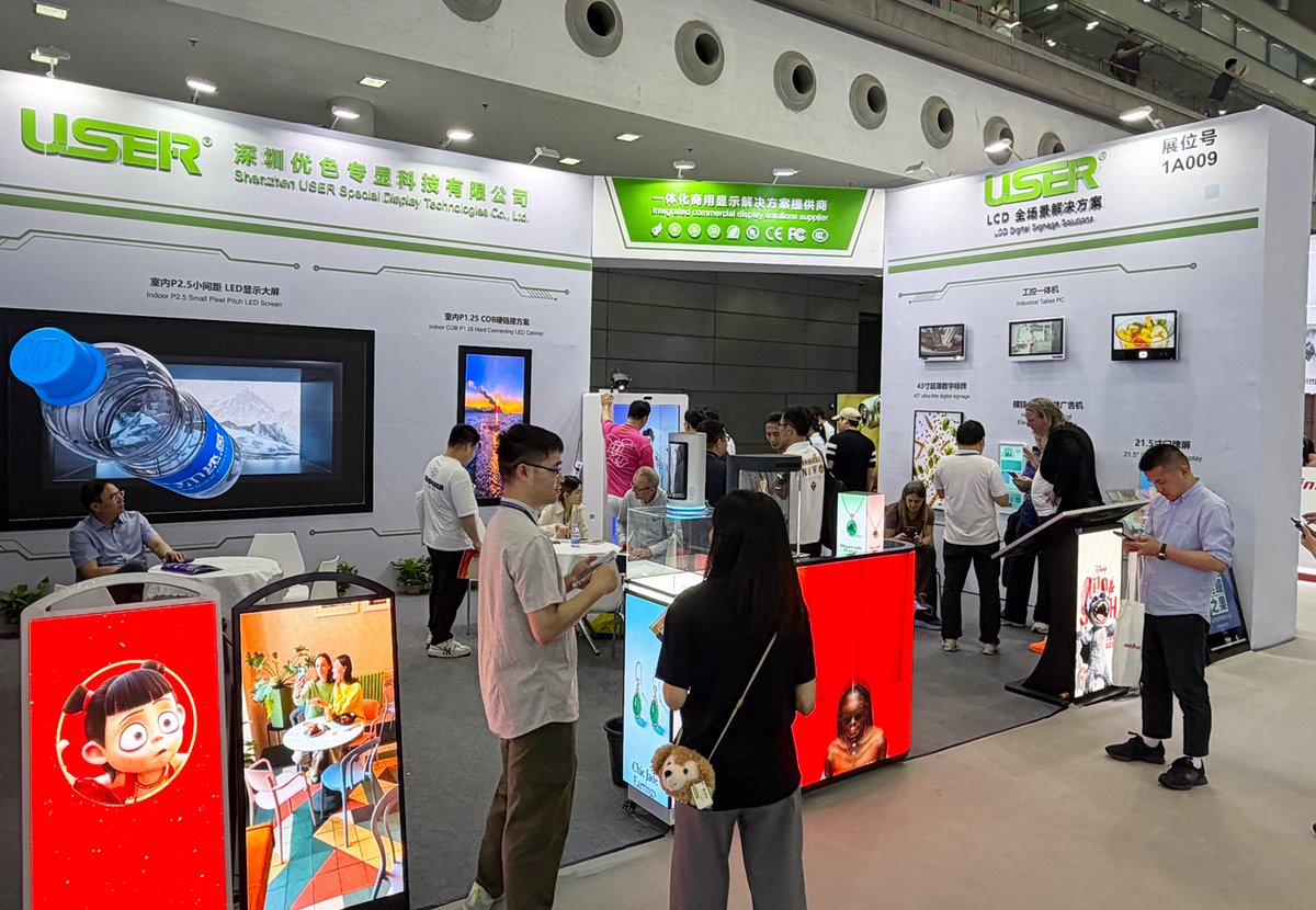 _USERDisplay's tweet image. Great start at CITE 2026! 🚀 Visit USER at Booth 1A009, Hall 1 for LED &amp;amp; LCD solutions and live demos.

📧 Contact: lois@usersdt.com
🌐 Website: userledscreen.com

#user #cite2026 #leddisplay #lcddisplay #digitalsignage