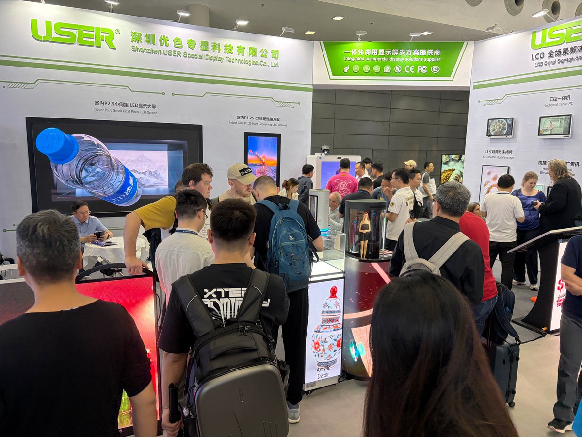 _USERDisplay's tweet image. Great start at CITE 2026! 🚀 Visit USER at Booth 1A009, Hall 1 for LED &amp;amp; LCD solutions and live demos.

📧 Contact: lois@usersdt.com
🌐 Website: userledscreen.com

#user #cite2026 #leddisplay #lcddisplay #digitalsignage