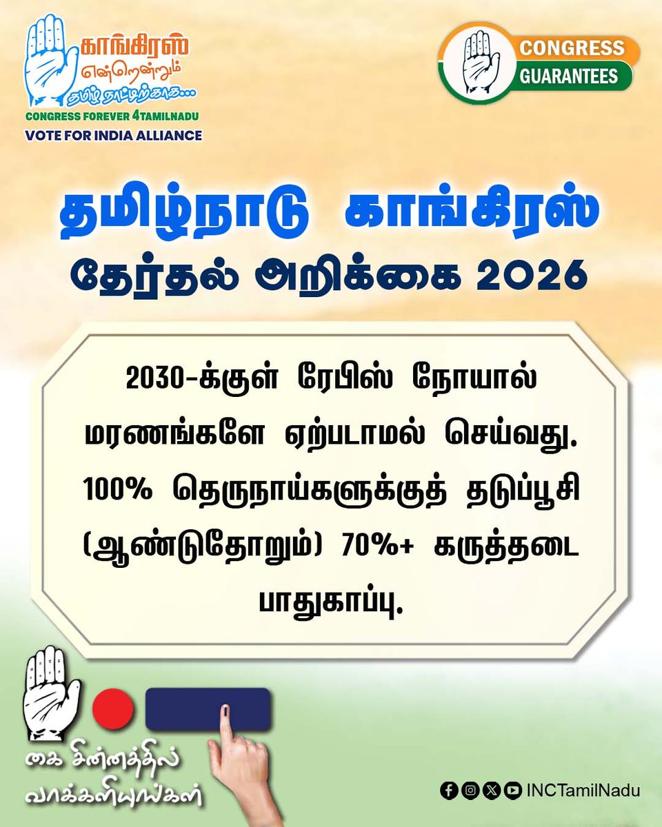 Tamil Nadu Congress Committee tweet media