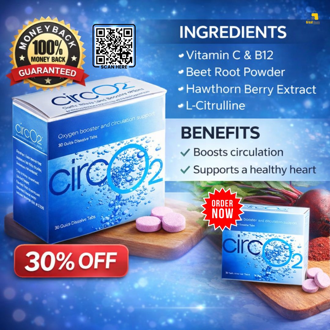 G2G_Deals's tweet image. Say Goodbye to Fatigue – Power Up with CircO2 Today
More Stamina. Better Performance. One Supplement. 💪

#NitricOxide #MusclePump #WorkoutBoost #FitnessFuel #GymPerformance
#PreWorkout #FitnessGoals #StrengthTraining #EnergyBoost #FitLife