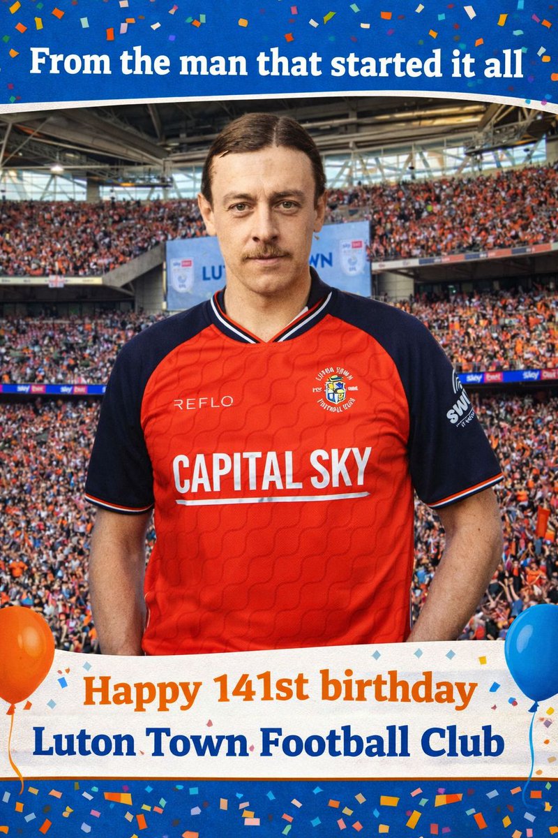 PlaiterStraw's tweet photo. J.C. Lomax spoke first at the meeting on 11th April 1885 when Luton Town F.C. were formed. https://t.co/9phHQKK35X