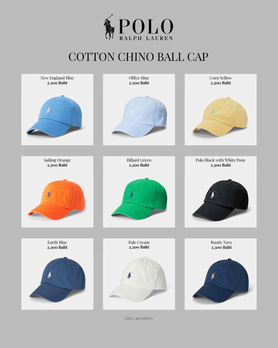 giftttt_twt's tweet photo. เปิดรับหิ้วหมวก polo ralph lauren จากช้อปญี่ปุ่น🇯🇵
✨ ใบละ 2,300 บาท ราคาเดียว รวมส่งแล้วฮะ

🛍️ เปิดรับวันนี้ - 14/4/69
📮เริ่มส่ง 20/4/69 เป็นต้นไป
💬 สอบถาม บ้านเขียว @462vuhew
 
(ช้อปไทย 3,500 เลยน้าา)
#poloralphlauren #รับหิ้ว #รับหิ้วญี่ปุ่น #หมวกpolo https://t.co/IordAVSJ3M