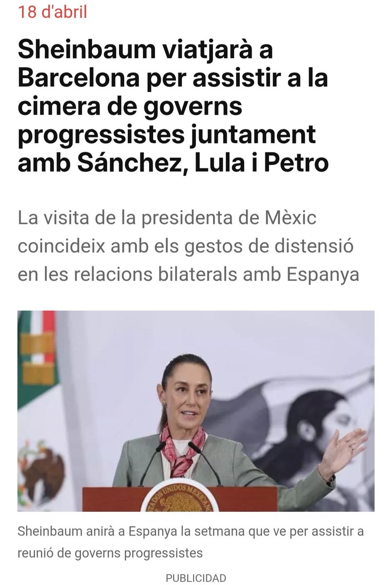 La cimera politica per parlar de democràcia al mon, davant l'onada de l'extrema dreta, convocada per l'espanyol Pedro Sanchez <a href="/sanchezcastejon/">Pedro Sánchez</a> , hauria d,e tenir present que a Catalunya ,l'any 2017, es va fer un referèndum d'autodeterminació, on va guanyar el si a la