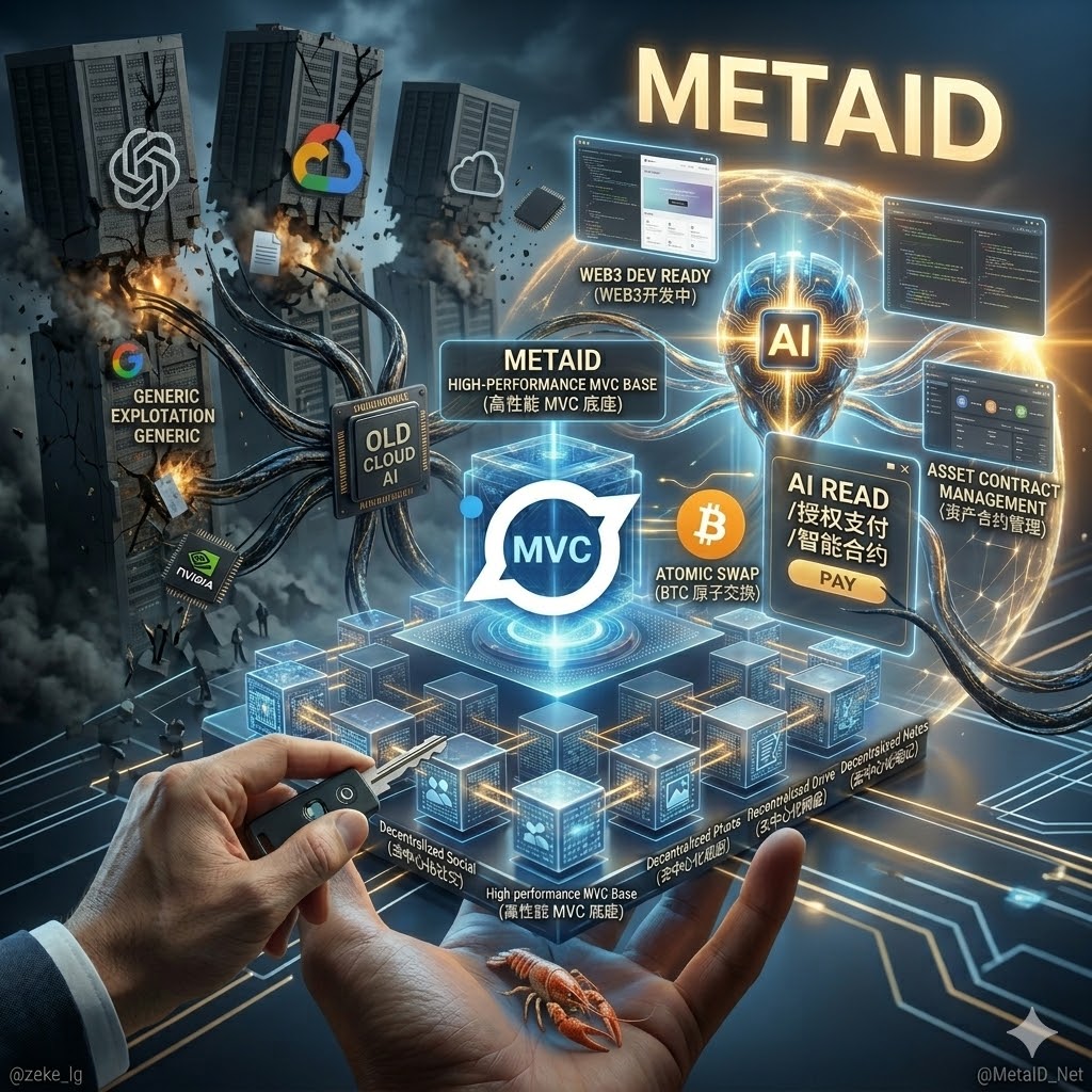 看到现在的 Open AI 或者 Claude 小龙虾，确实很强。Sora 改变了视频，GPT 改变了对话。

但你静下来想过没有？不管这些 Web2 AI Agent