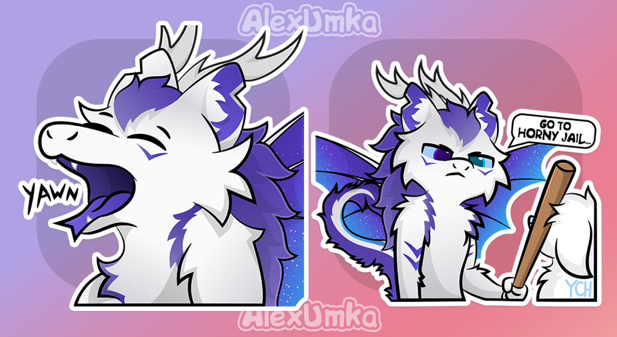 🔨 New stickers for Nighthawk :3