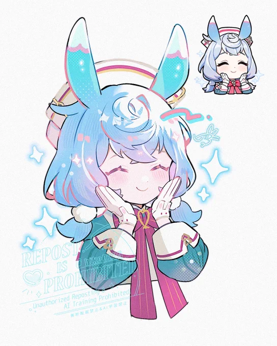 原神のスタンプを自分の絵柄で描くやつ✦ #Sigewinne